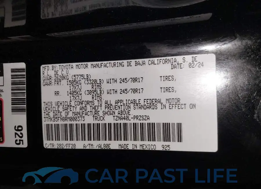 3TMKB5FN8RM000373# 9