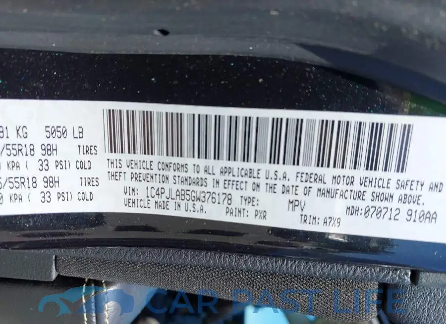 1C4PJLAB5GW376178# 9