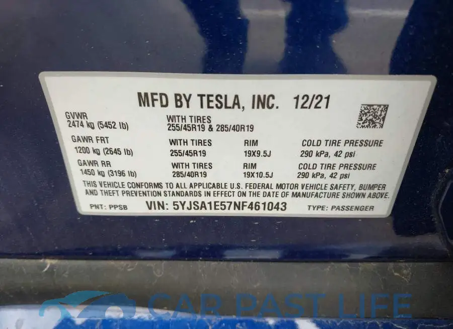 5YJSA1E57NF461043# 9