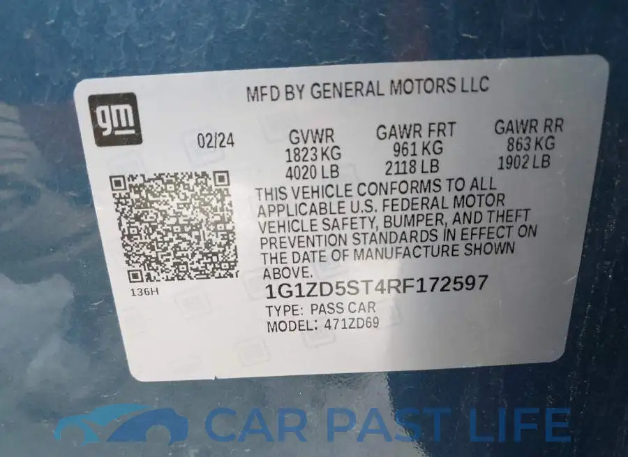 1G1ZD5ST4RF172597# 9