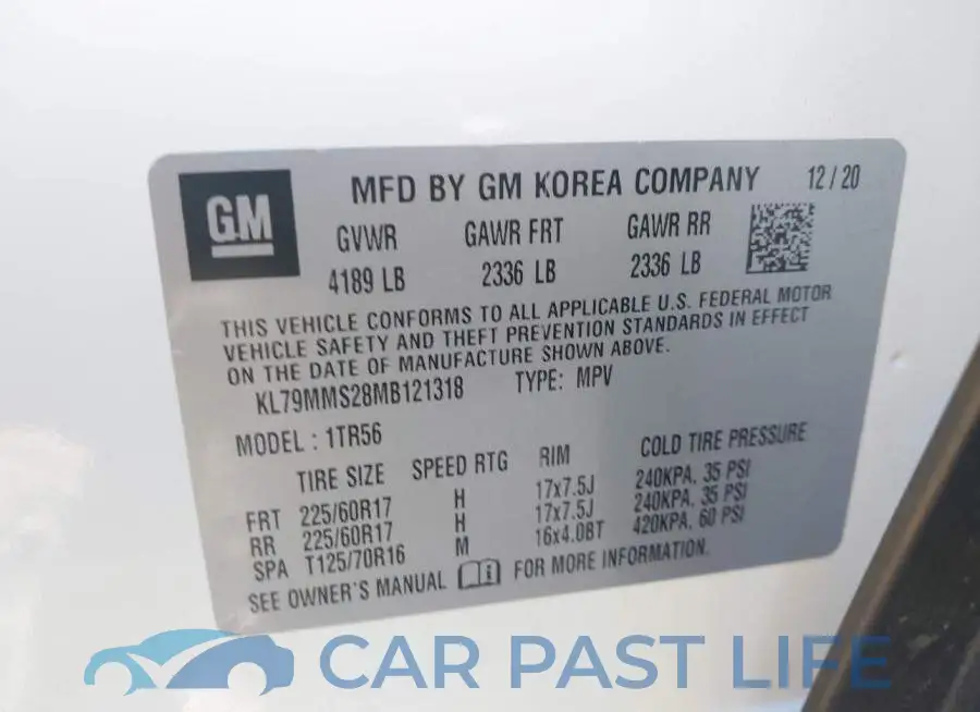 KL79MMS28MB121318# 9