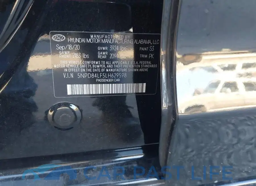 5NPD84LF5LH629598# 9