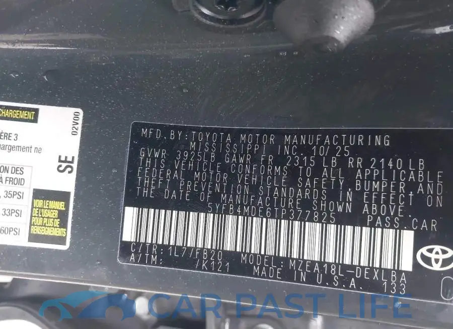 5YFB4MDE6TP377825# 9