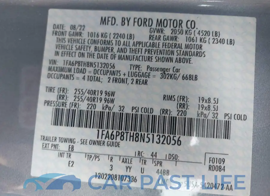 1FA6P8TH8N5132056# 9