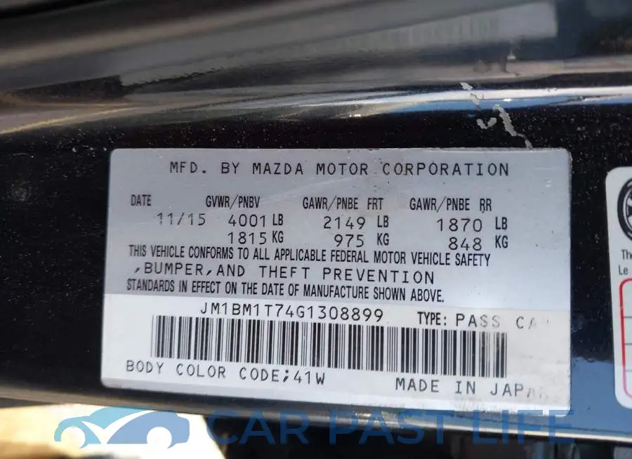 JM1BM1T74G1308899# 9