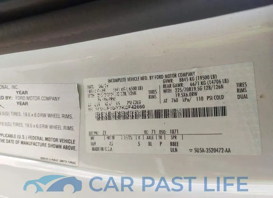 1FDUF5GY7KEF42660# 8