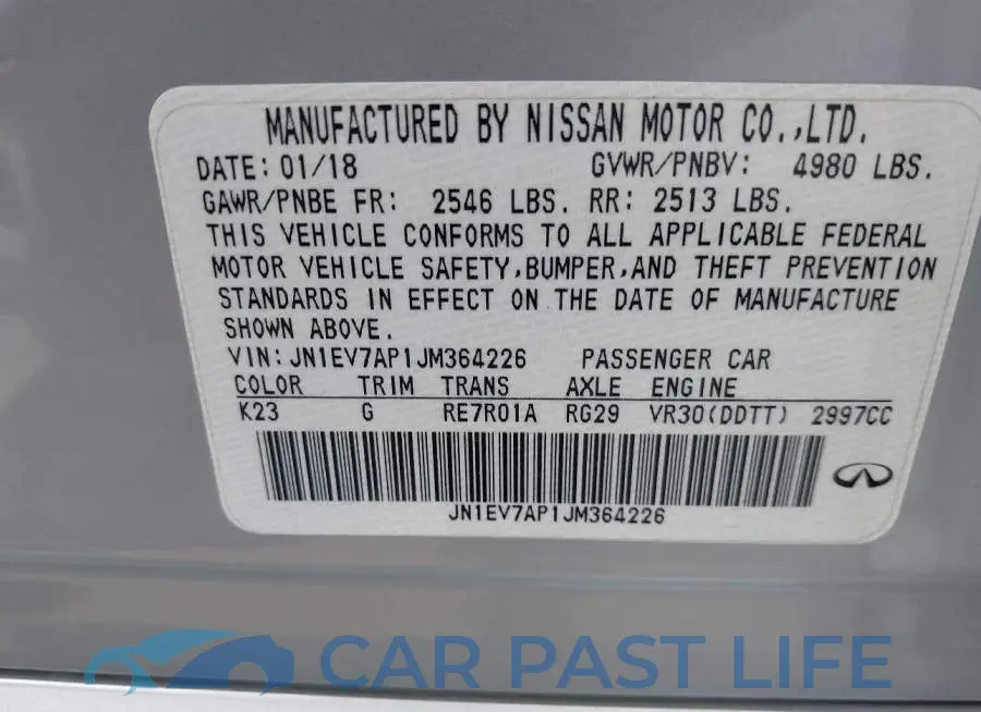 JN1EV7AP1JM364226# 9