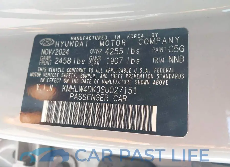 KMHLW4DK3SU027151# 9