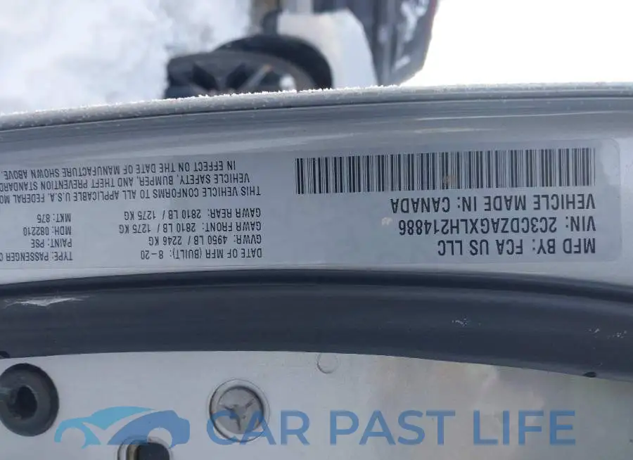 2C3CDZAGXLH214886# 9