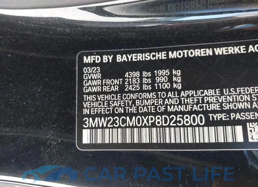 3MW23CM0XP8D25800# 9