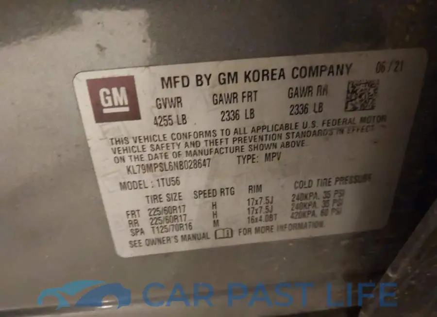 KL79MPSL6NB028647# 9