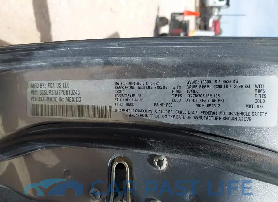 3C6UR5HJ7PG610248# 9