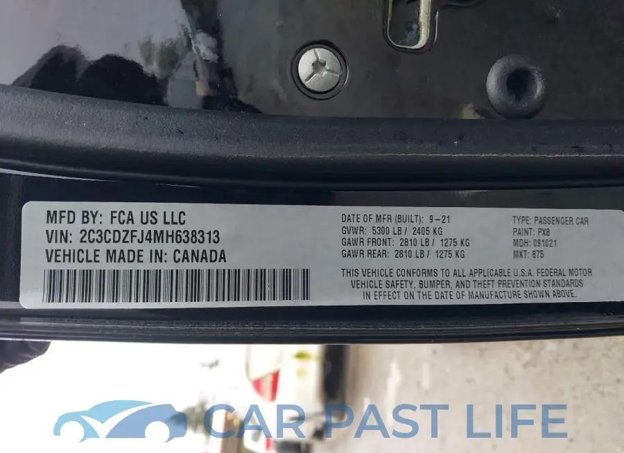 2C3CDZFJ4MH638313# 9