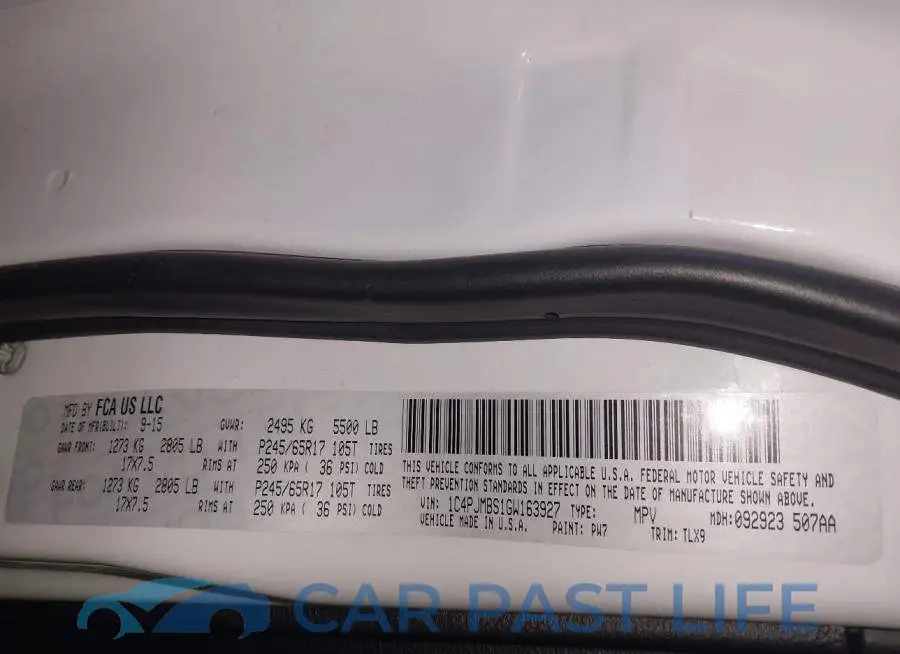 1C4PJMBS1GW163927# 9