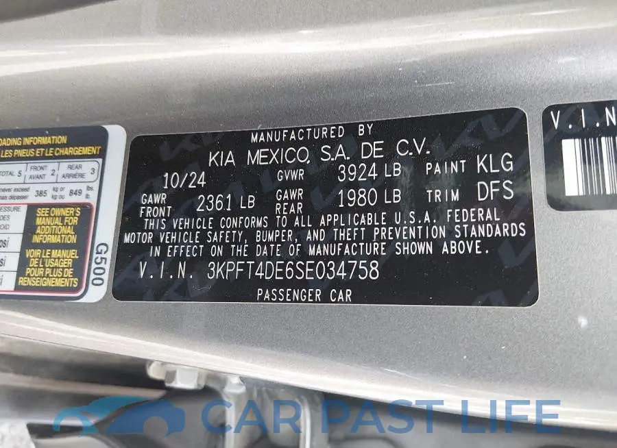 3KPFT4DE6SE034758# 9