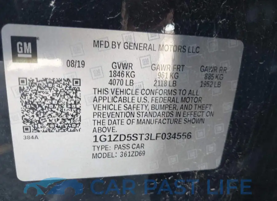1G1ZD5ST3LF034556# 9
