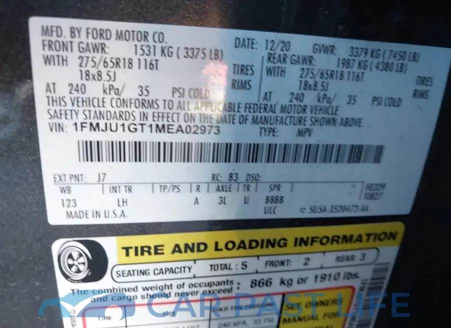 1FMJU1GT1MEA02973# 9