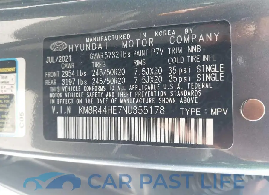KM8R44HE7NU355178# 9