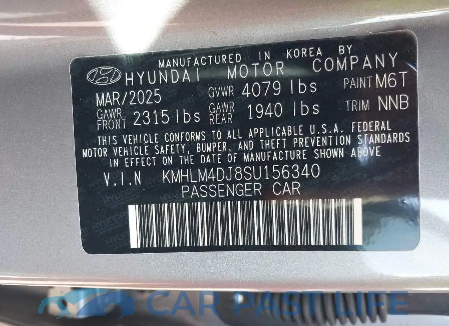 KMHLM4DJ8SU156340# 9