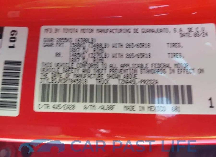 3TYLB5JN3RT045818# 9