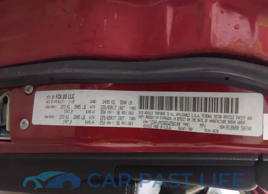 1C4PJMCS6GW256148# 9