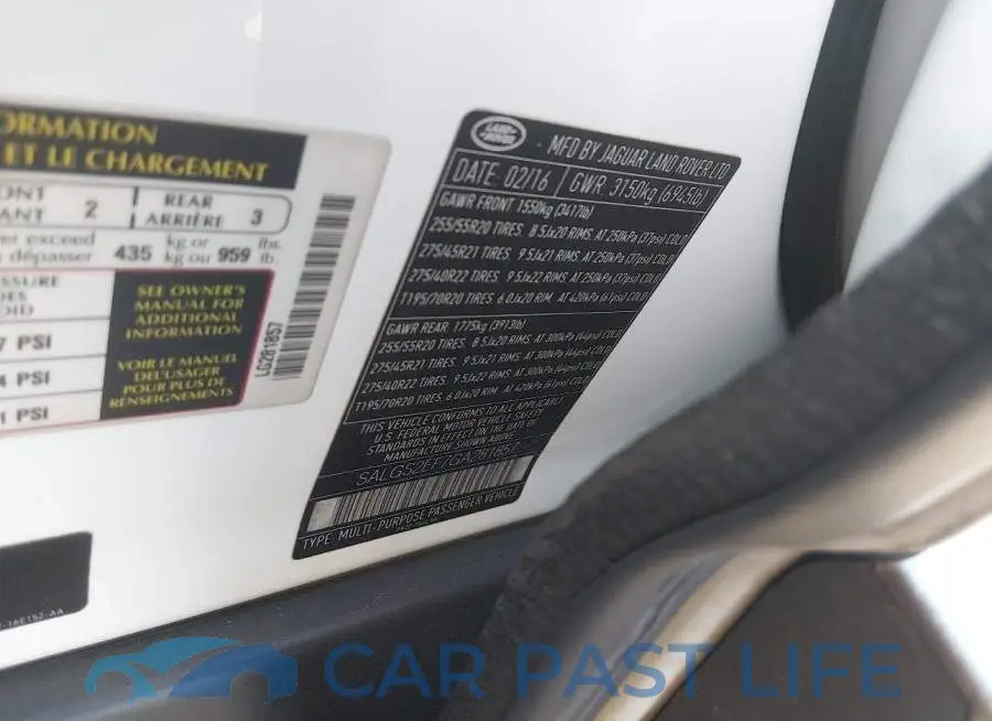 SALGS2EF7GA281857# 9