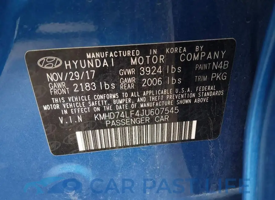 KMHD74LF4JU607545# 9