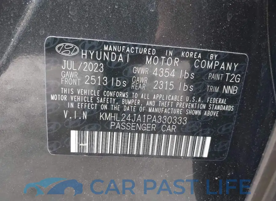 KMHL24JA1PA330333# 9