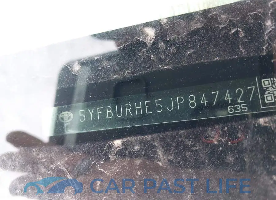 5YFBURHE5JP847427# 9