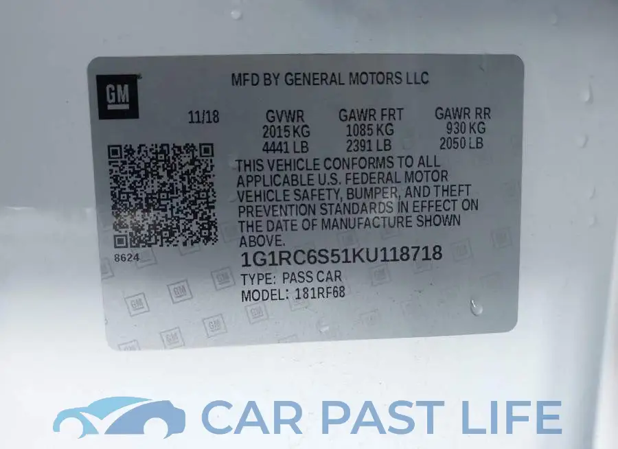 1G1RC6S51KU118718# 9