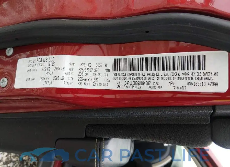 1C4PJLCB8GW184587# 9