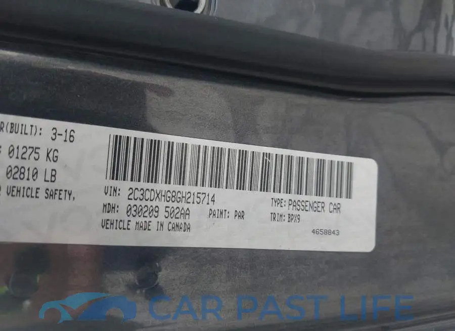 2C3CDXHG8GH215714# 9