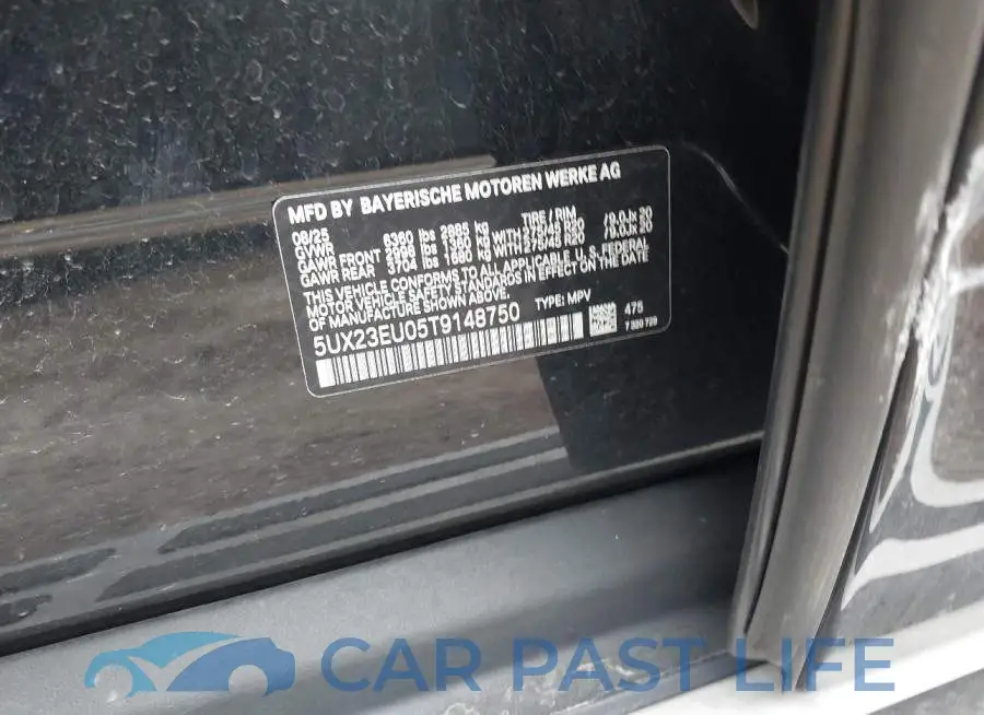 5UX23EU05T9148750# 9