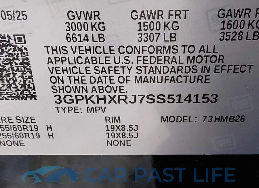 3GPKHXRJ7SS514153# 9