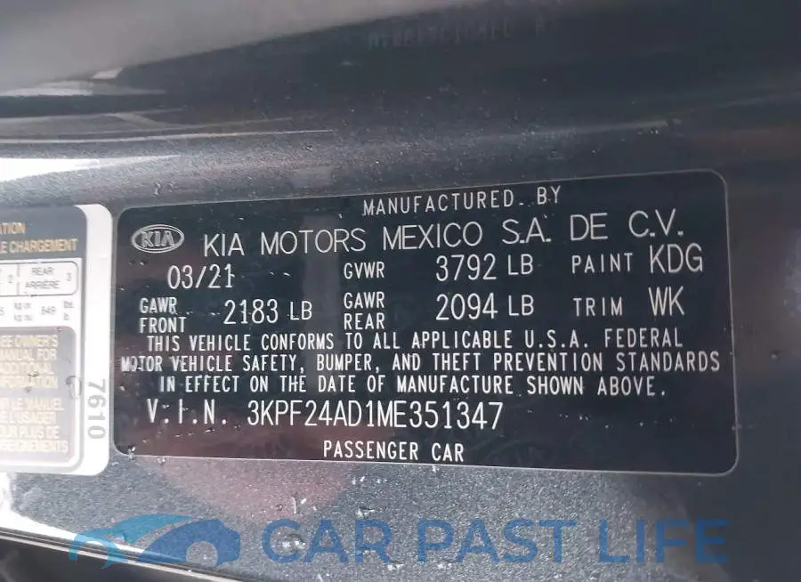 3KPF24AD1ME351347# 9