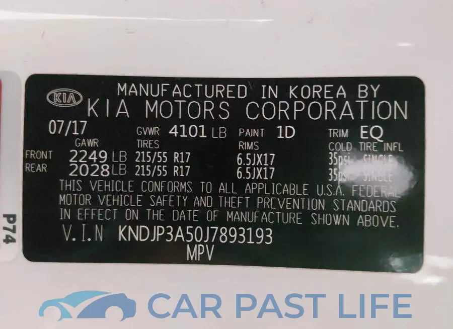 KNDJP3A50J7893193# 9