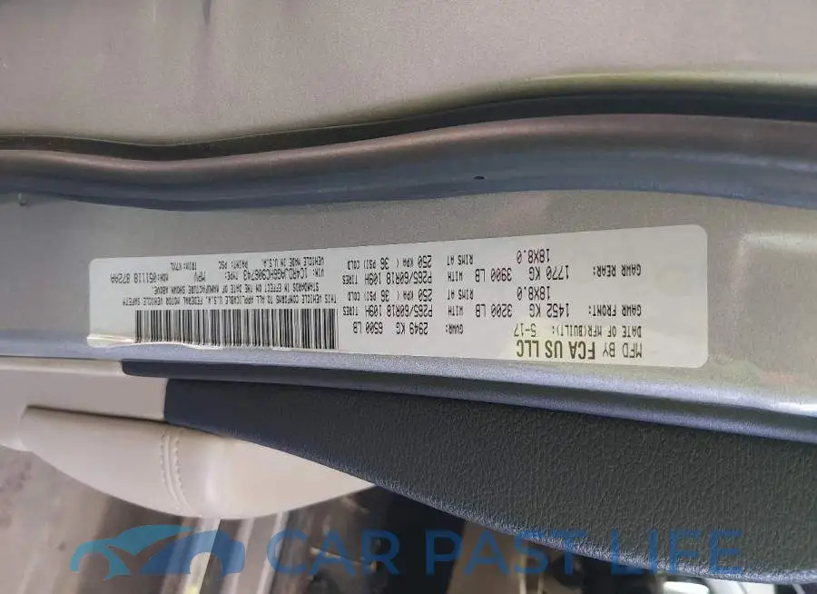 1C4RDJAG6HC906743# 4