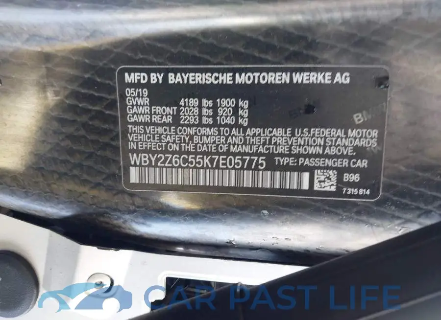 WBY2Z6C55K7E05775# 9
