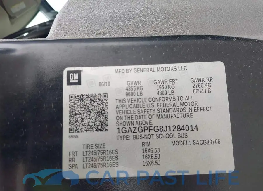 1GAZGPFG8J1284014# 9