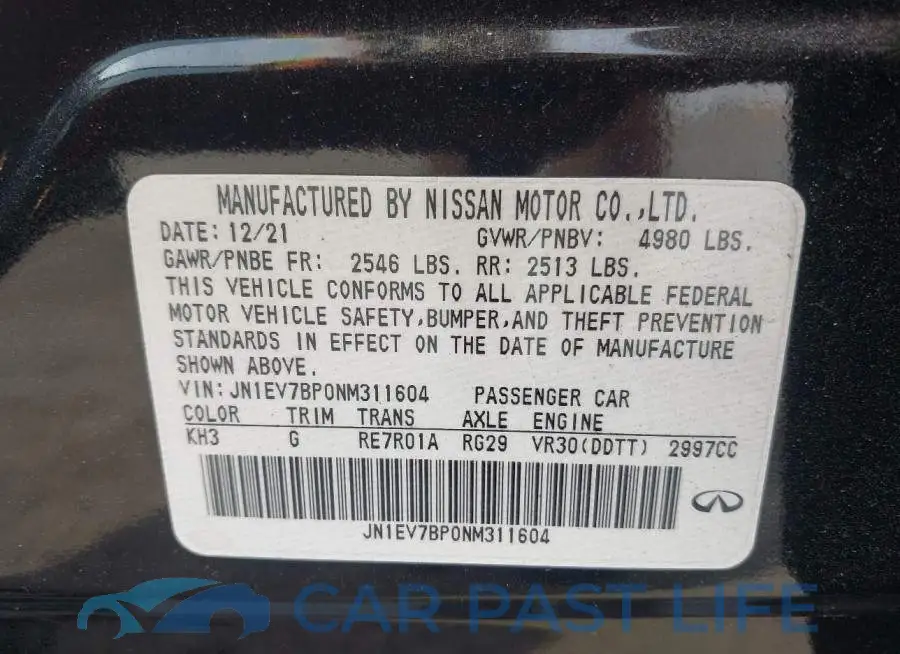 JN1EV7BP0NM311604# 9