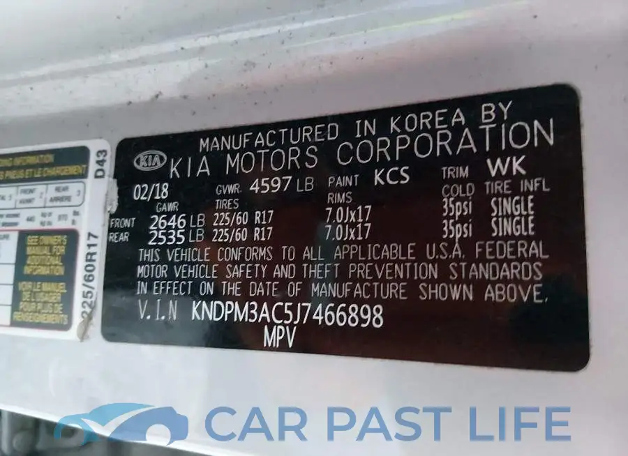 KNDPM3AC5J7466898# 9