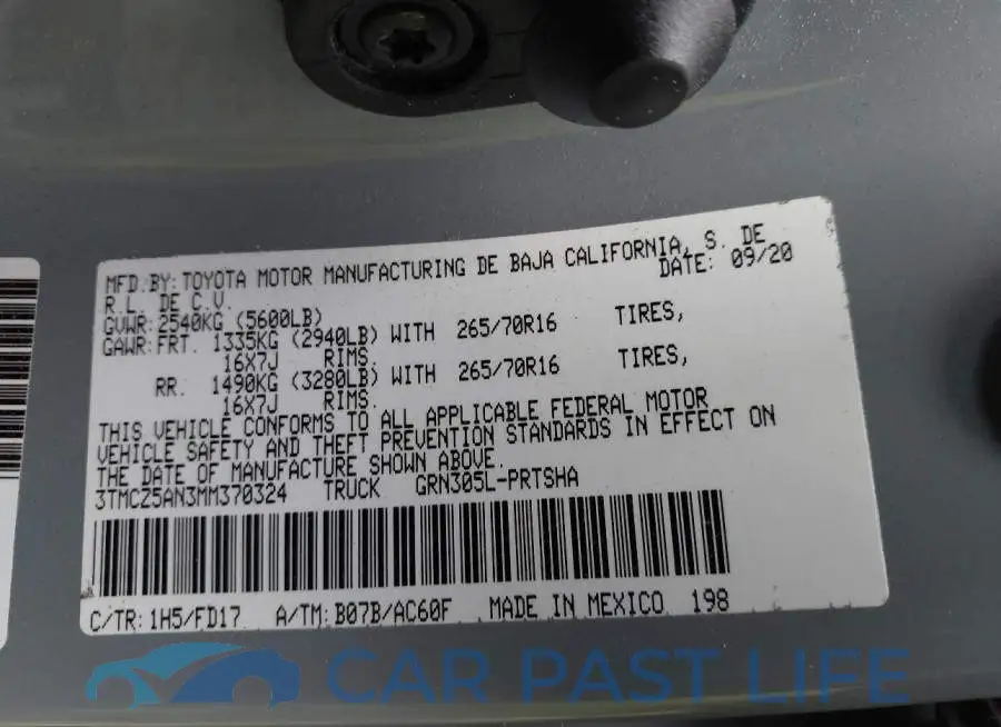 3TMCZ5AN3MM370324# 9