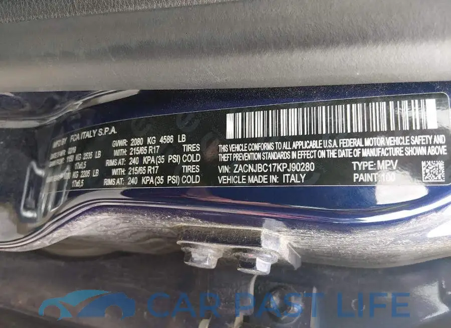ZACNJBC17KPJ90280# 9
