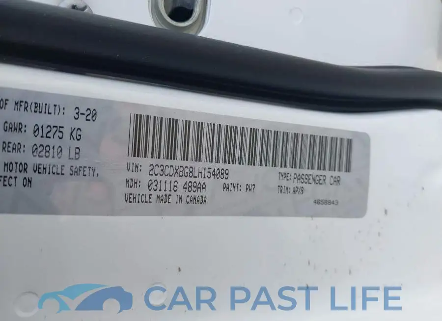 2C3CDXBG8LH154089# 9