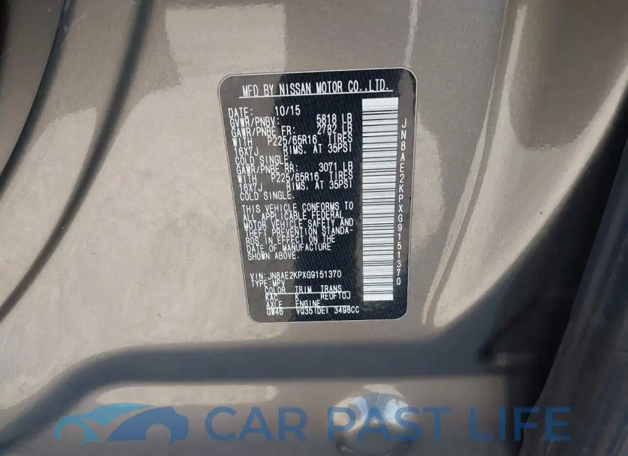 JN8AE2KPXG9151370# 9