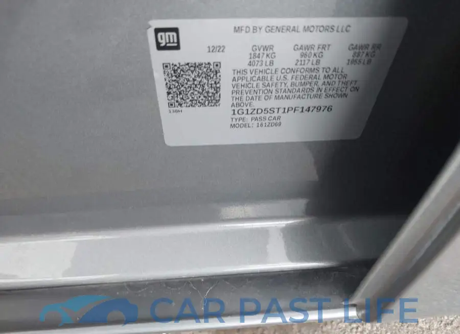 1G1ZD5ST1PF147976# 9