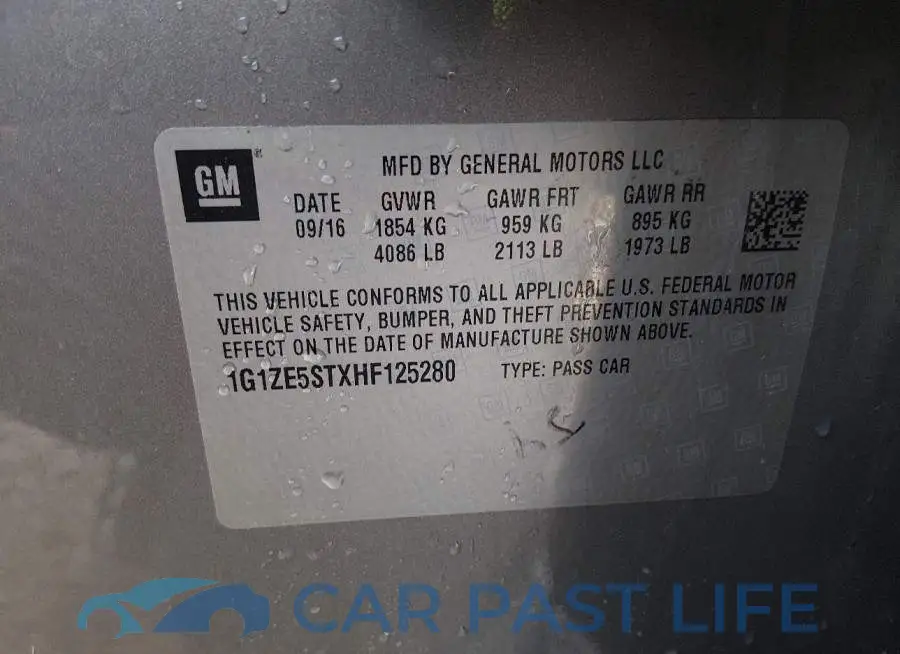 1G1ZE5STXHF125280# 9