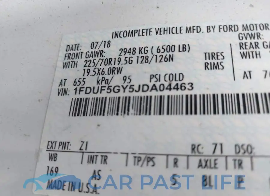 1FDUF5GY5JDA04463# 4