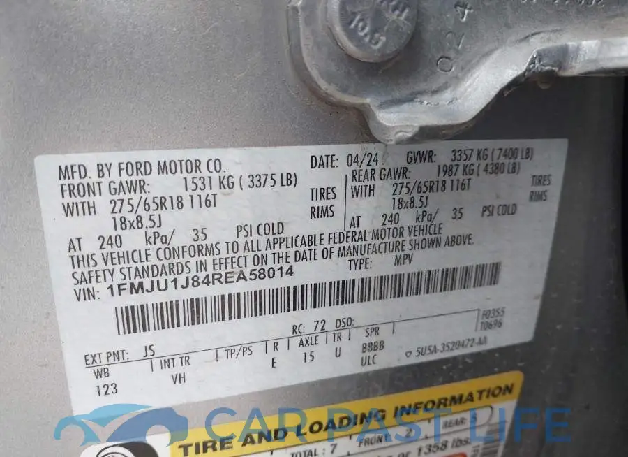 1FMJU1J84REA58014# 9
