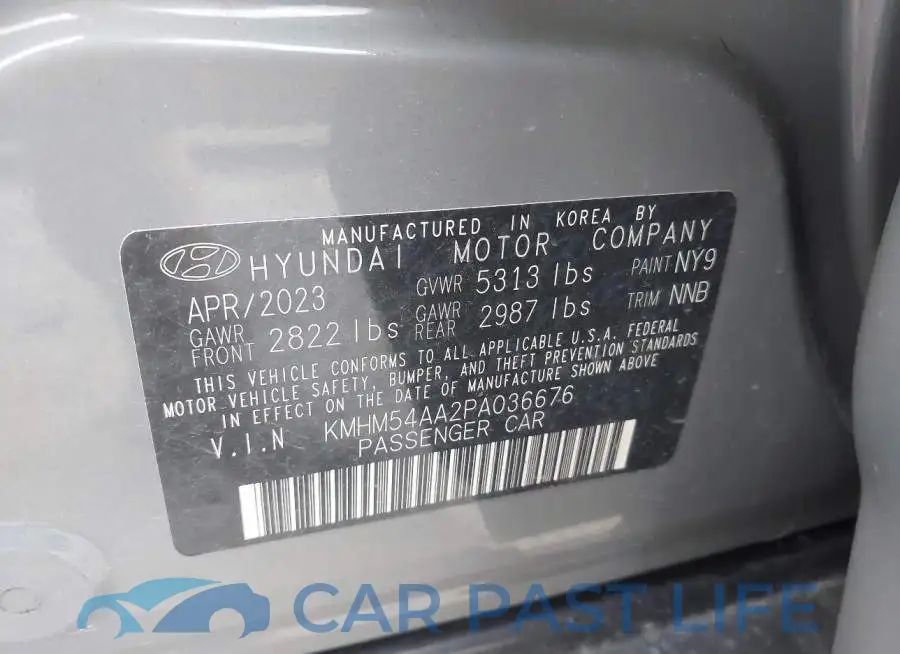 KMHM54AA2PA036676# 9